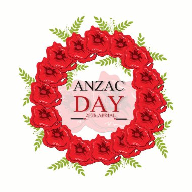 Decorative paper poppy for Anzac Day is a national day of remembrance in Australia and New Zealand. Lest we forget.