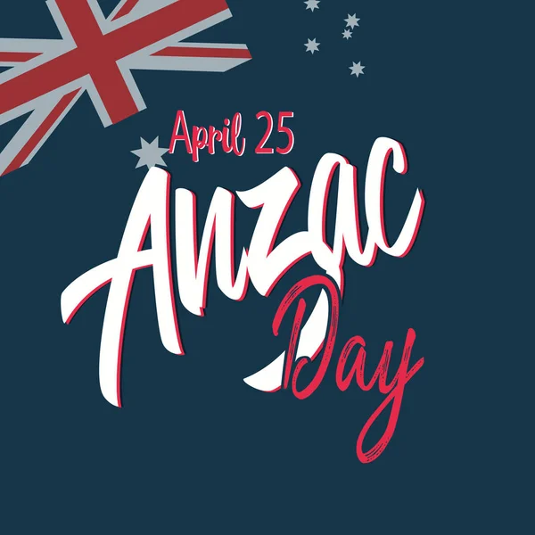 Decoratieve Papieren Papaver Voor Anzac Day Een Nationale Herdenkingsdag Australië — Stockvector