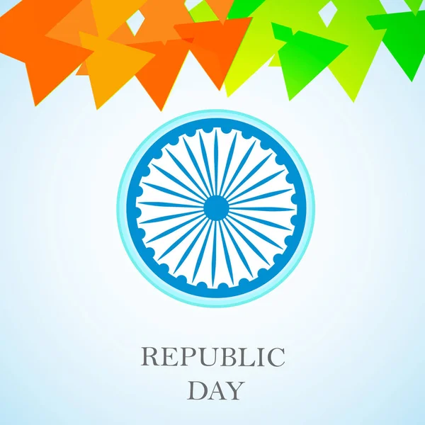 Día República India Celebración Enero Ilustración Vectorial — Vector de stock