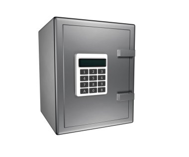 çelik kasa 3d render