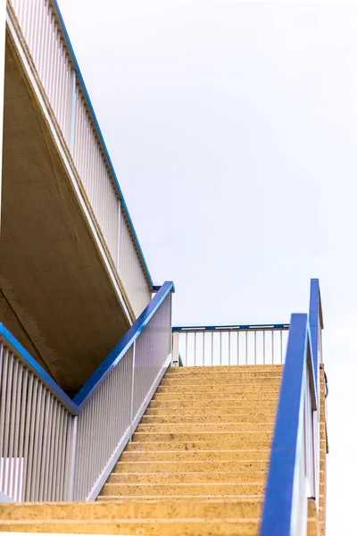 Minimalism Urban Stairs Sky Heaven Success Career Concept — Stock Photo, Image