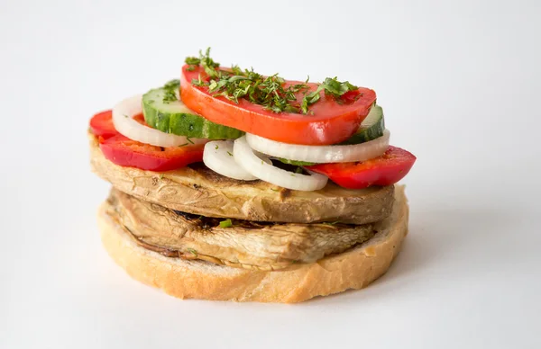 Bocadillo con patata — Foto de Stock