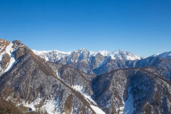 Mountain in the snow — Stock Photo, Image