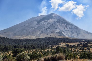 Volkan popocatepetl dağ