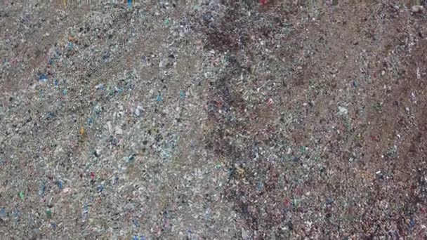 Une décharge municipale. Concept de pollution écologique. Un énorme dépotoir. Oiseaux qui tournent autour des ordures 