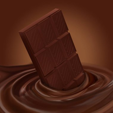 eritilmiş çikolata bar