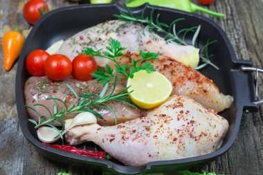      Çiğ tavuk eti - çiğ tavuk baget ve çiğ tavuk göğsü 