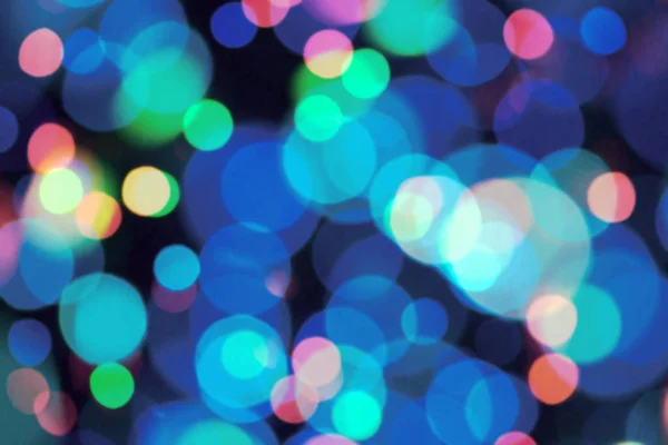 Blurry Light Night Defocus Light Night Glitter Bokeh — Stock Photo, Image