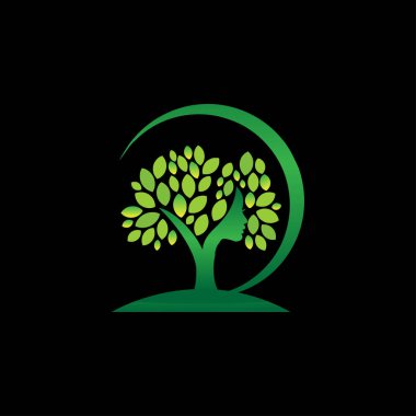 Women tree icon, Tree with Body Women Logo Design vector Women tree icon, Tree with Body Women Logo Design vector