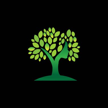 Women tree icon, Tree with Body Women Logo Design vector Women tree icon, Tree with Body Women Logo Design vector