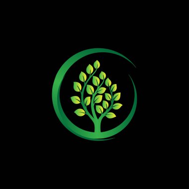 Noel ağacı ikonu, Noel ağacı logosu, renkli Noel ağacı