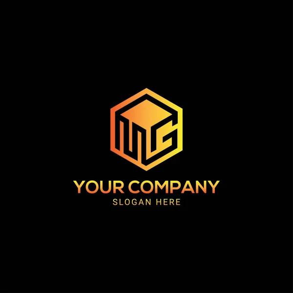 Modern MG harf logosu tasarımı