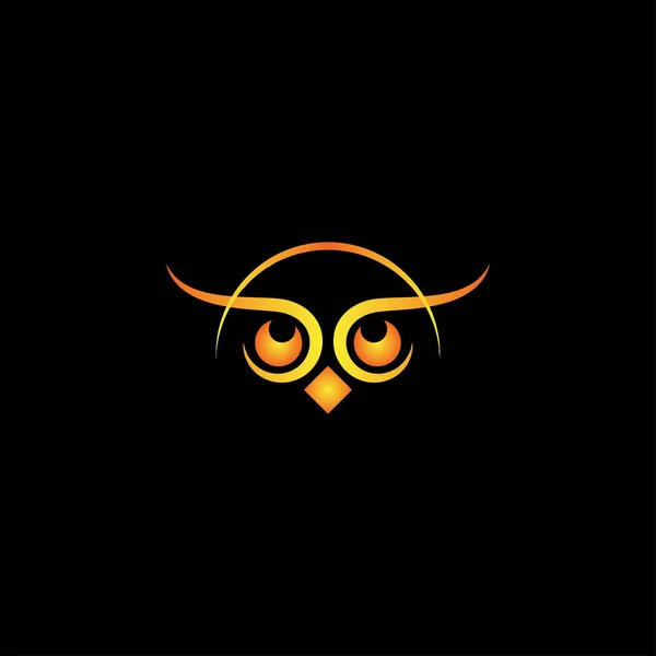 Yaratıcı şirin baykuş logosu tasarımı