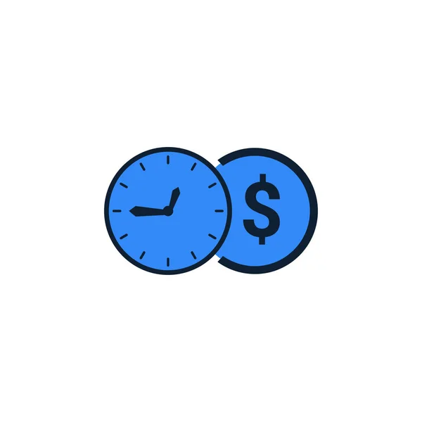 Time Money Icon Time Money — Stock Vector