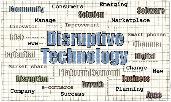 Disruptive Technology Illustration — Stock Photo, Image
