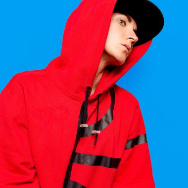Moda Hip Hop kültürü kentsel kız modeli