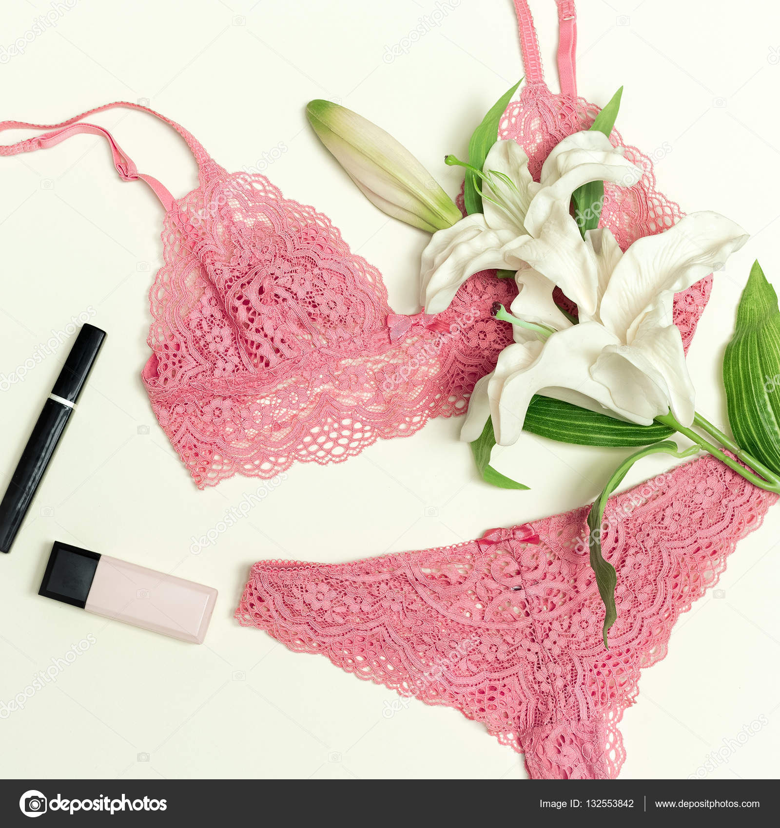 Stylish LLngerie. Fashion Concept. Lacy Underwear for Ladies