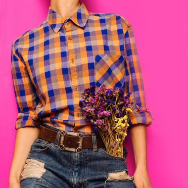 Ülke stil moda model yaz. Aksesuarlar. Klasik Mavi je