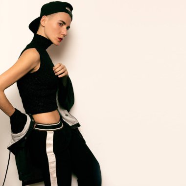 Erkek Fatma kız modeli stil kentsel kıyafet dans Hip Hop Giyim