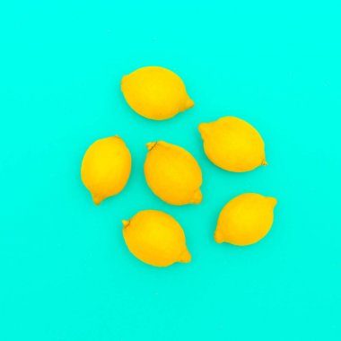 Limon. Vitamin C. yaratıcı minimal sanat