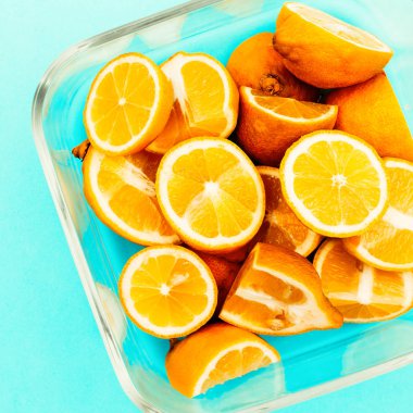 Limon. C vitamini yaratıcı gıda fikirler