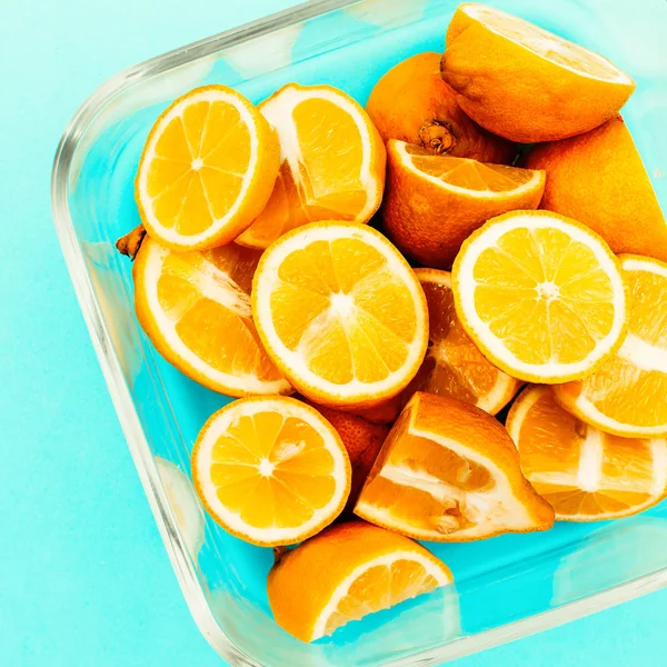 Limões. Ideias de alimentos criativos de vitamina C — Fotografia de Stock