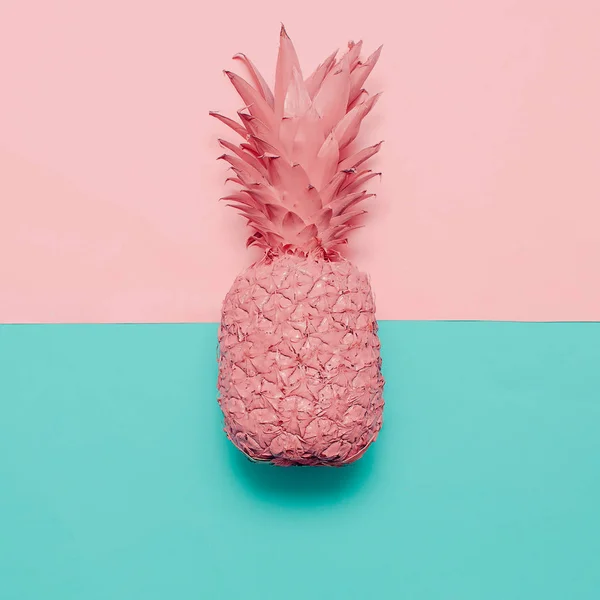 Pintura rosa piña. Galería de arte Diseño mínimo — Foto de Stock