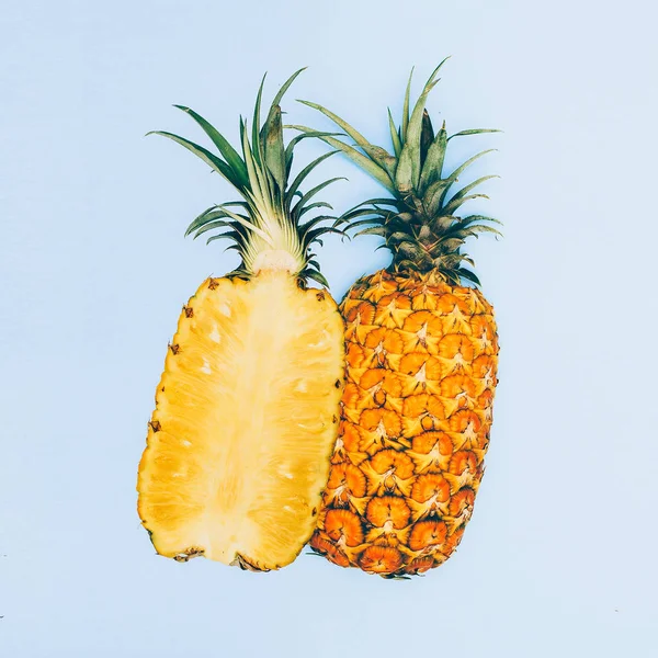 Μόδα σχεδίασης γεωμετρία τέχνης ελάχιστη φρούτα ανανά — Φωτογραφία Αρχείου