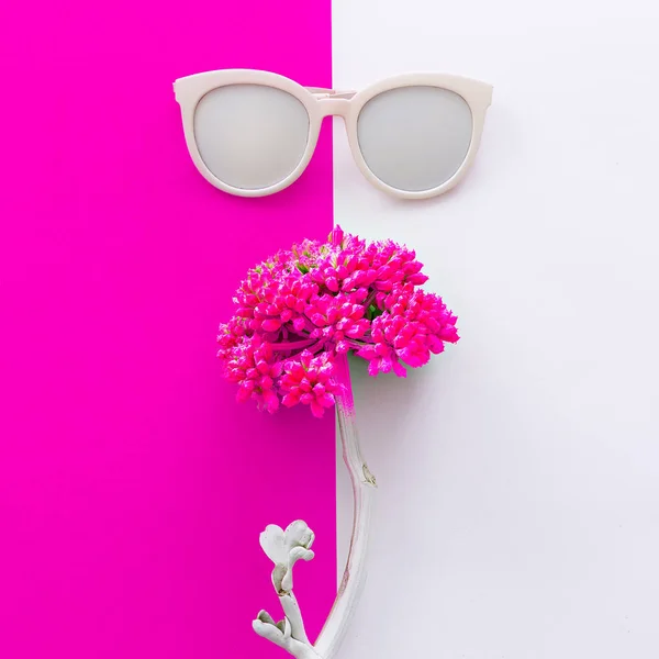 Tillbehör solglasögon Minimal Art Design — Stockfoto