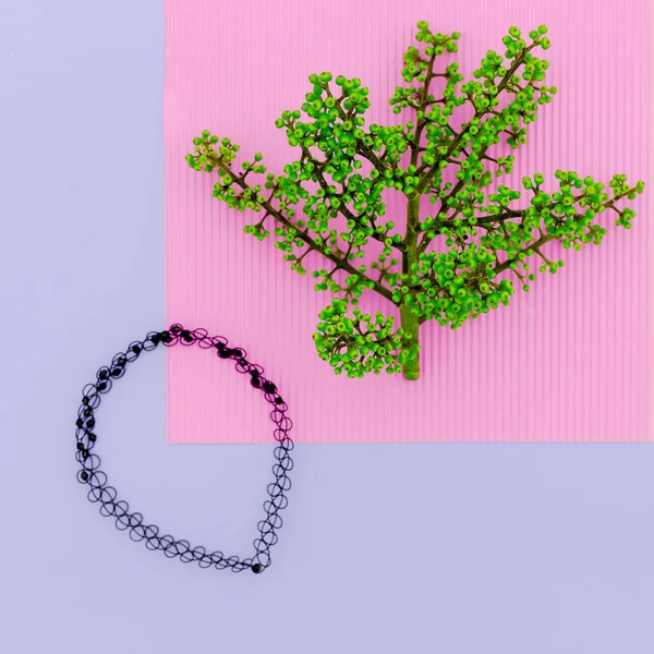 Mode tillbehör choker minimal design — Stockfoto