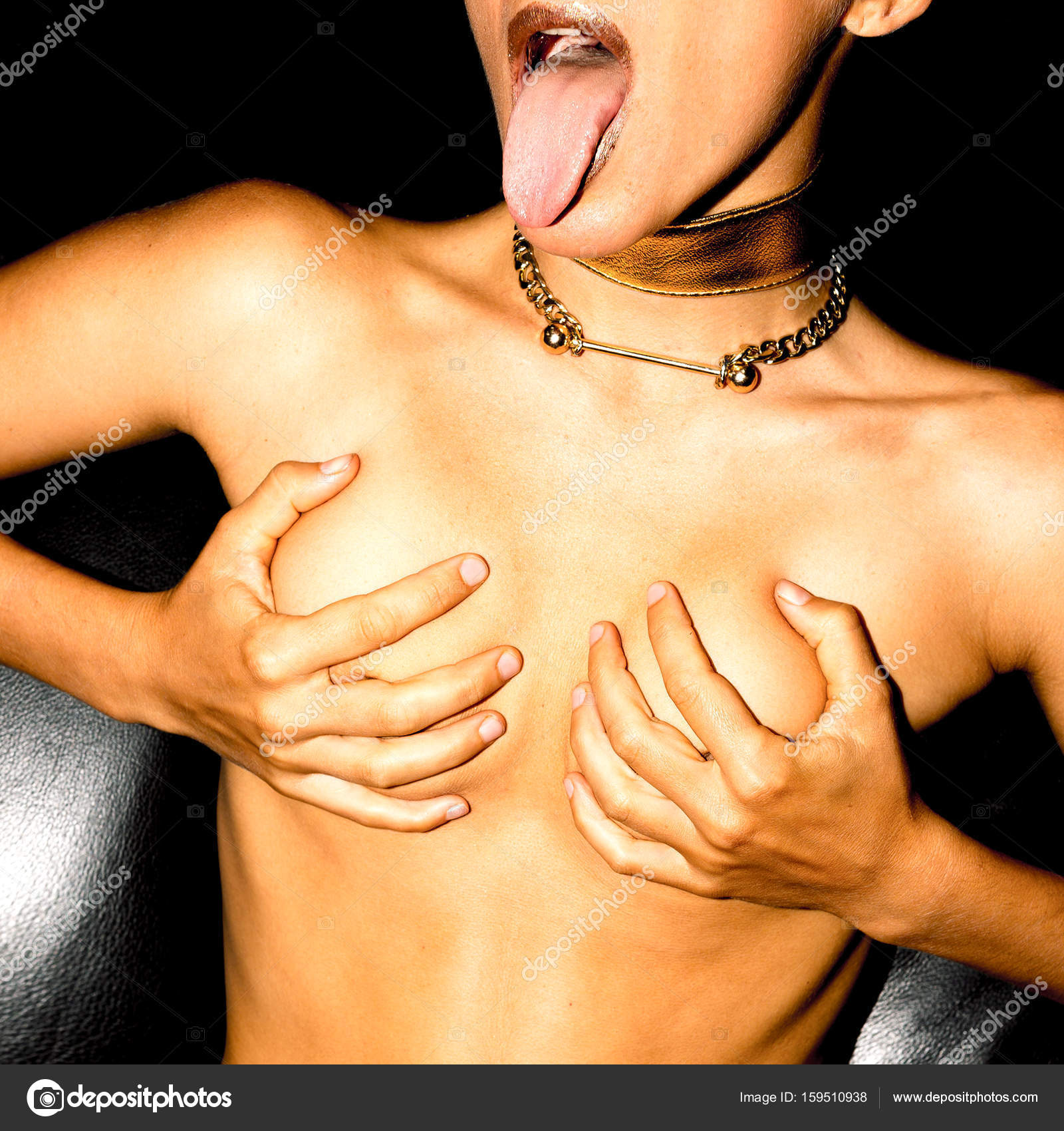 Černé ženské nahé modely