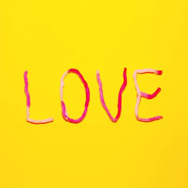 Metin Aşk Şeker Renk Moda minimal sanat