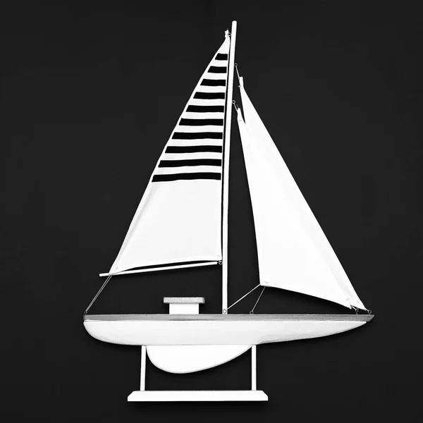 Sailboat Black and white Minimal art