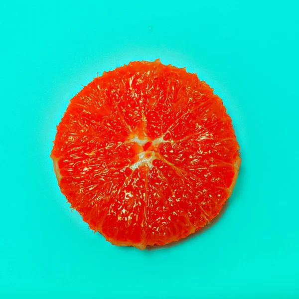 Grapefruit minimal art Flat lay