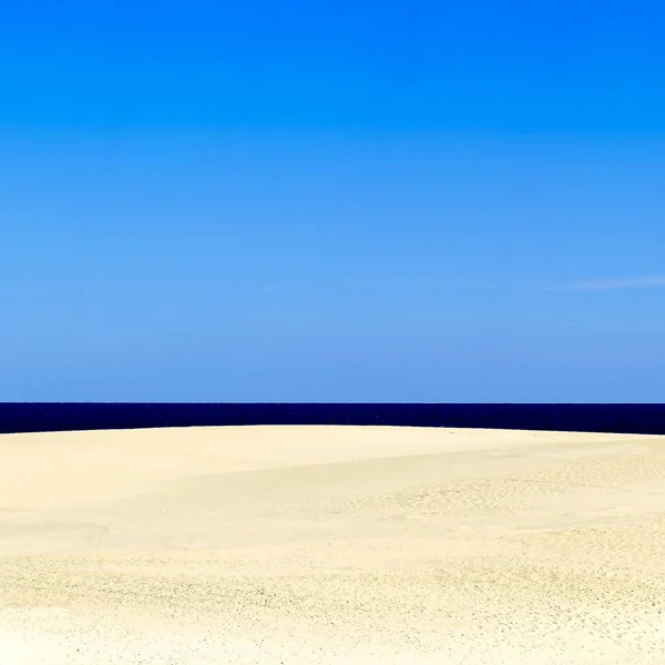 Wüste. Meeresstimmung. Kanarische Inseln. Minimale Mode — Stockfoto