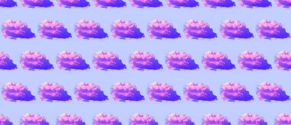 Безшовний Візерунок Фіолетове Небо Використовувати Футболок Вітальних Листівок Обгорткового Паперу — стокове фото