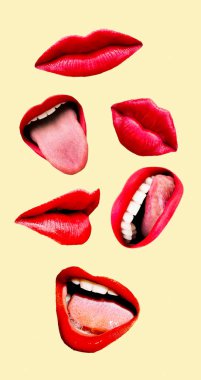 Estetik ahşap. Dudakları Ayarla