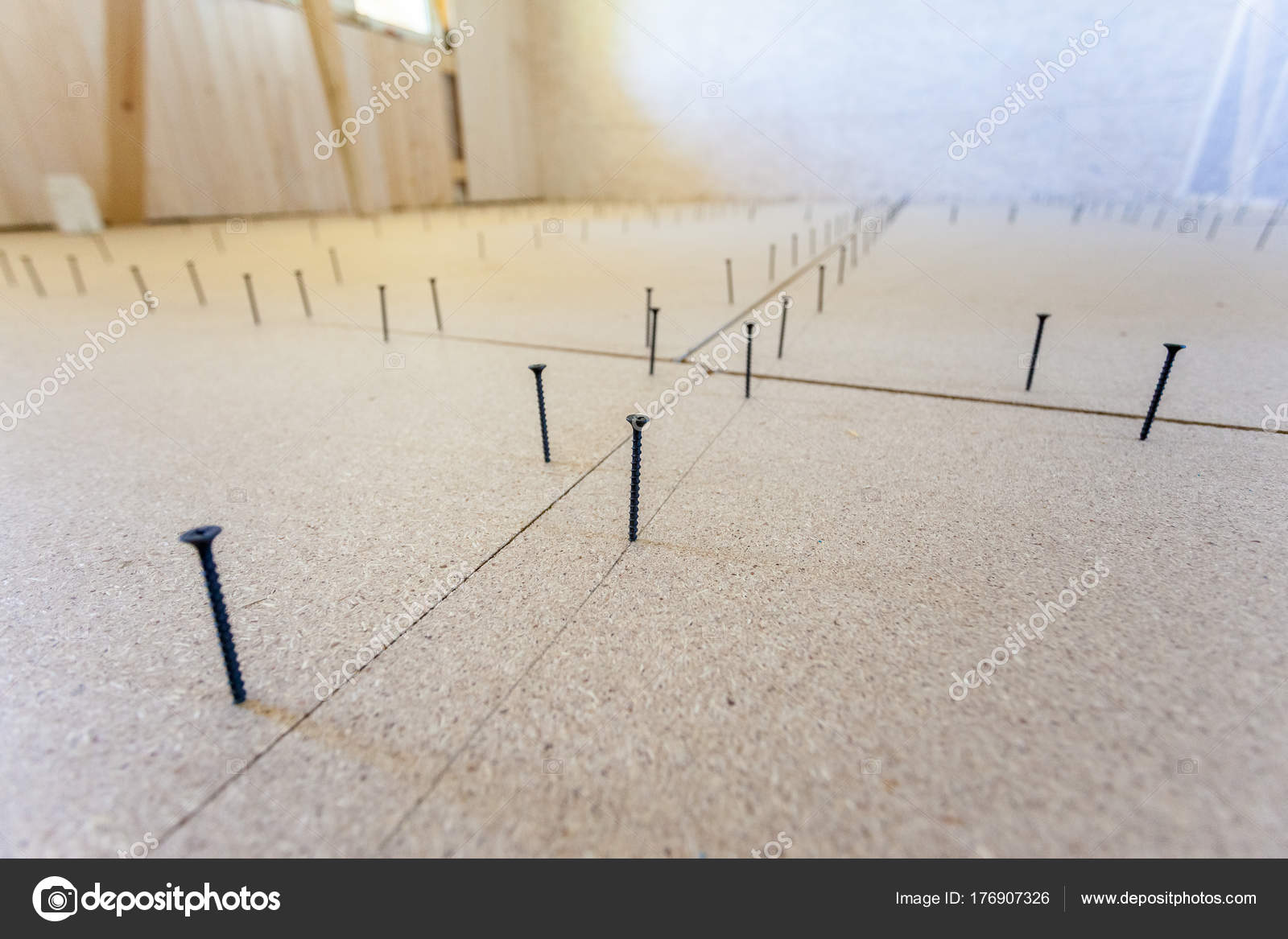 Floor Installation Particle Board S Stock Photo Ivas76 Floor Installation Particle Board S Stock Photo