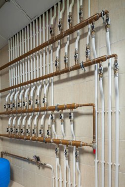 Özel kazan bakır boru sıcak su ile