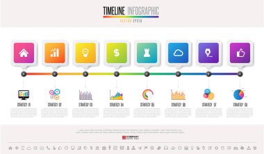tasarım şablonu ile Icons set