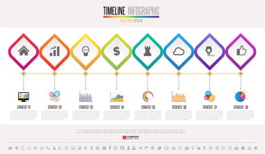 Infographic şablonu ile kutsal kişilerin resmi