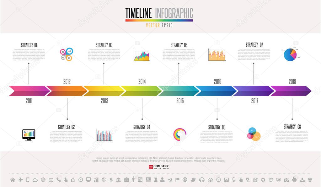 Infographics design template