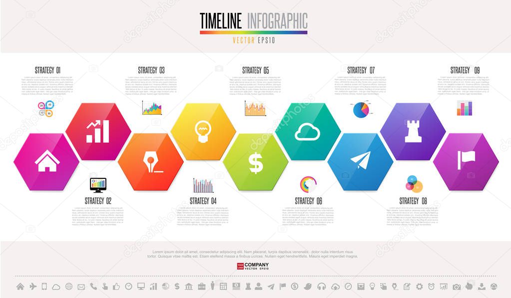 Infographics Template with icons