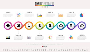 infographics Icons set ile