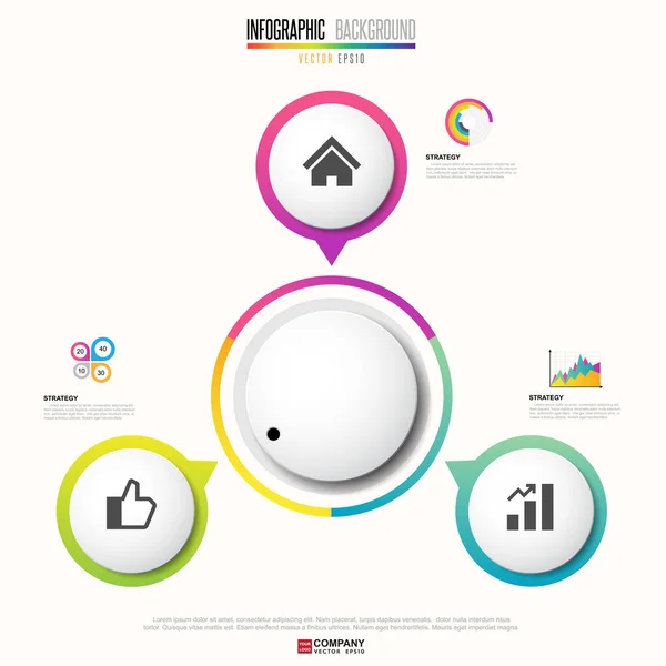 Σχεδιασμός του Timeline Infographics — Διανυσματικό Αρχείο