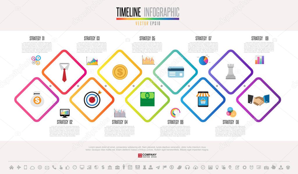 Timeline Infographic Design Template