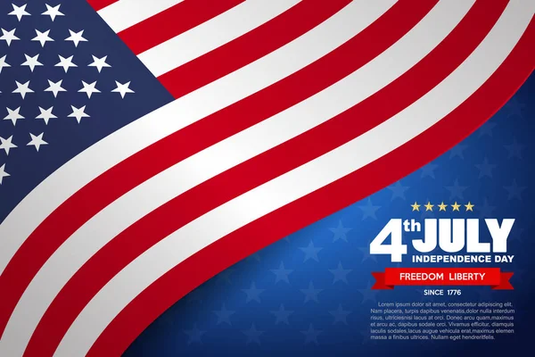Σχεδιασμό των ΗΠΑ σημαία μοτίβο — Διανυσματικό Αρχείο