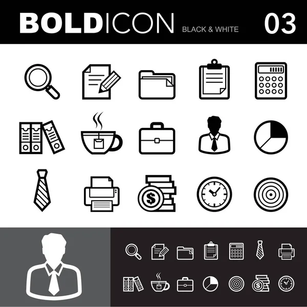 Office icons set. — Stock Vector