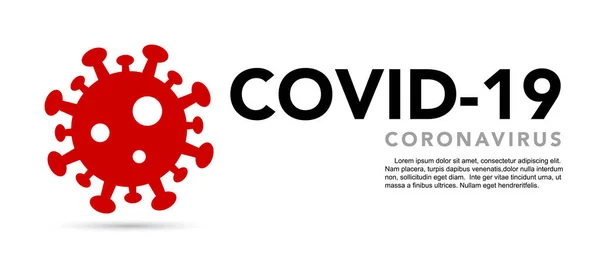 Υπόγραψε Προειδοποίηση Για Τον Κορωναϊό Σταματήστε Coronavirus Banner Vector Eps10 — Διανυσματικό Αρχείο