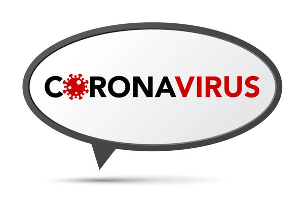 Vorsicht Coronavirus Coronavirus Banner Stoppen — Stockvektor